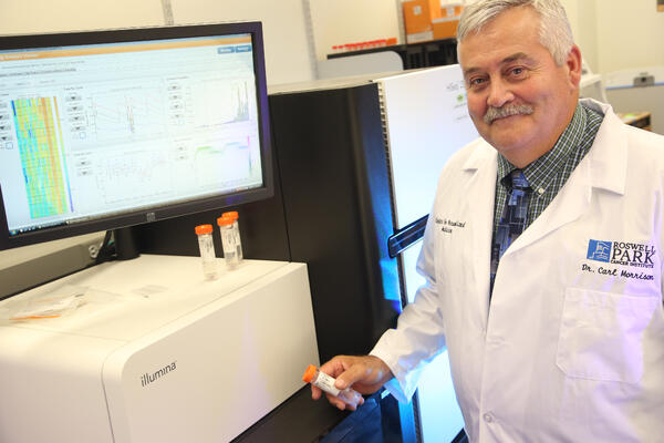 Dr. Carl Morrison in Roswell Park Center for Personalized Medicine