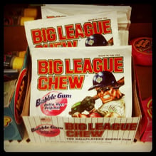 Big League Chew gum pouches.