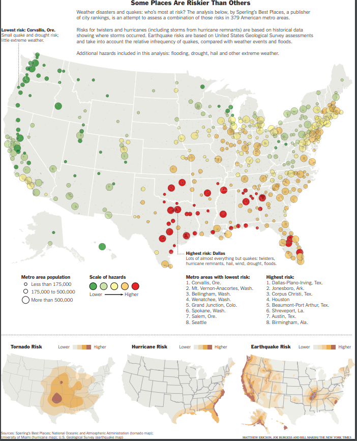 The New York Times disaster map