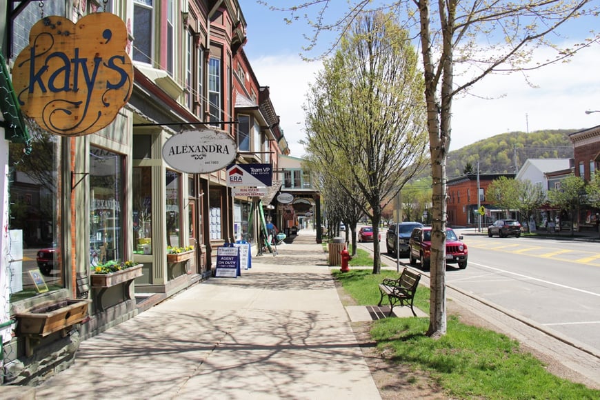 Ellicottville, the beautiful village in Cattaraugus County that attracts many tourist visitors.