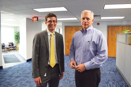 InBN's Alan Rosenhoch (left) and Viatran's Kevin Cornacchio (right).